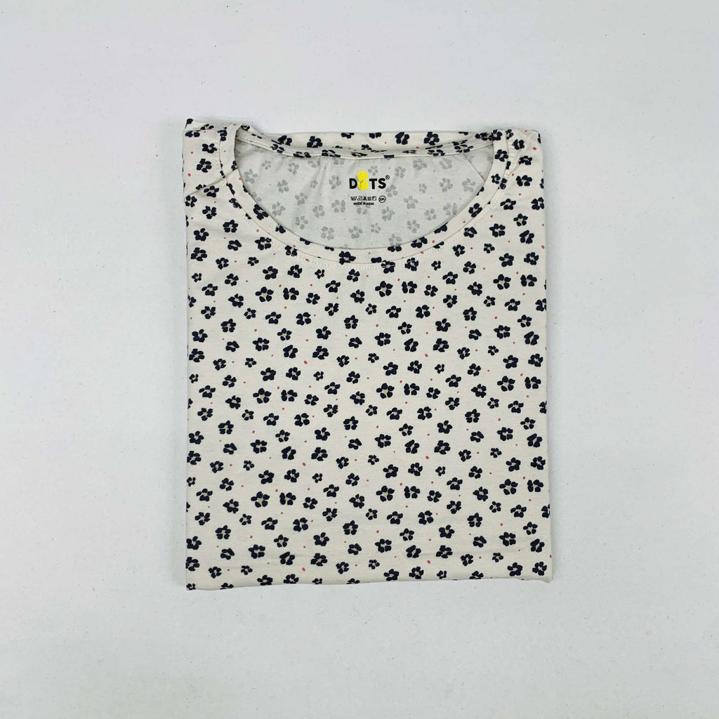 Dots Ladies Printed T-Shirt