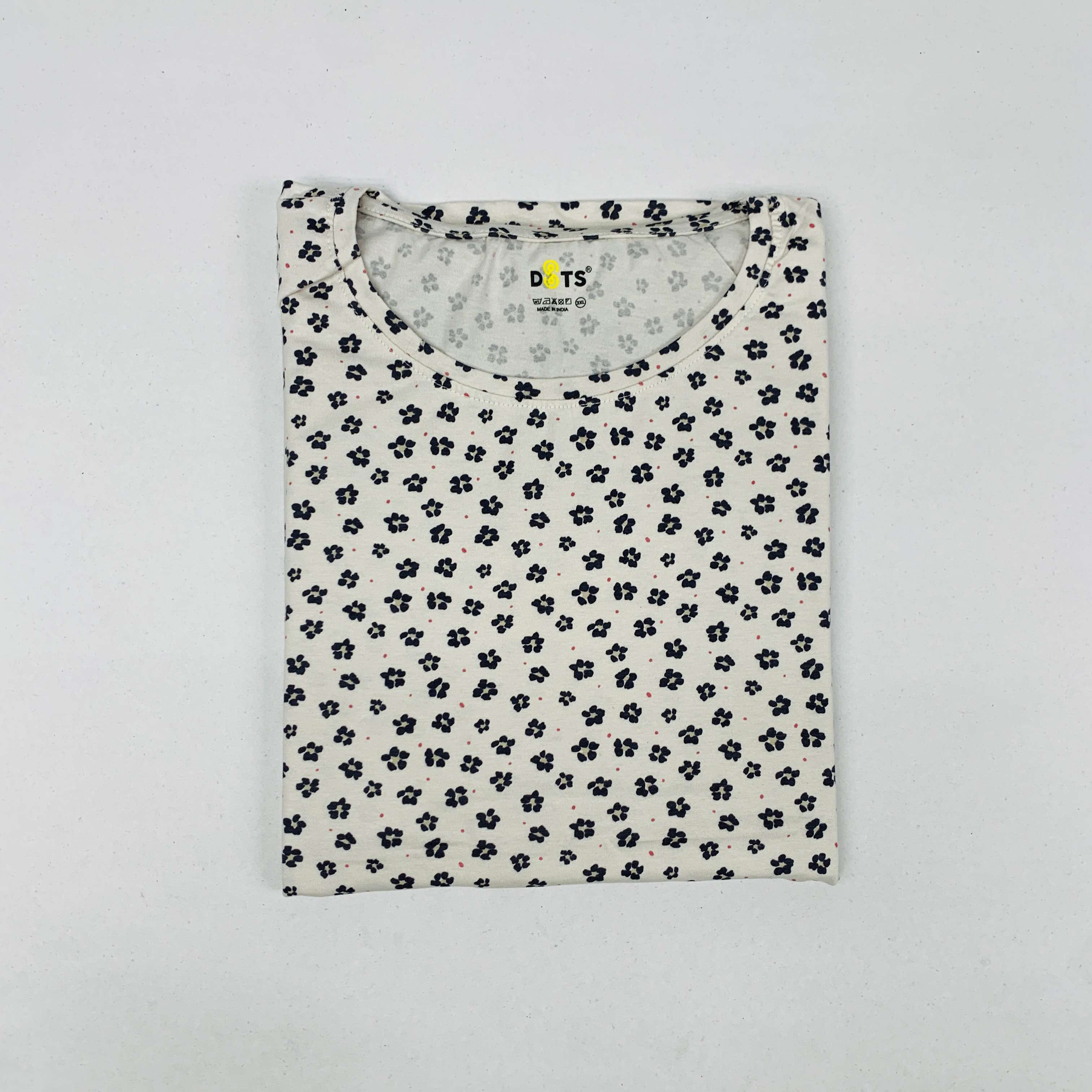 Dots Ladies Printed T-Shirt