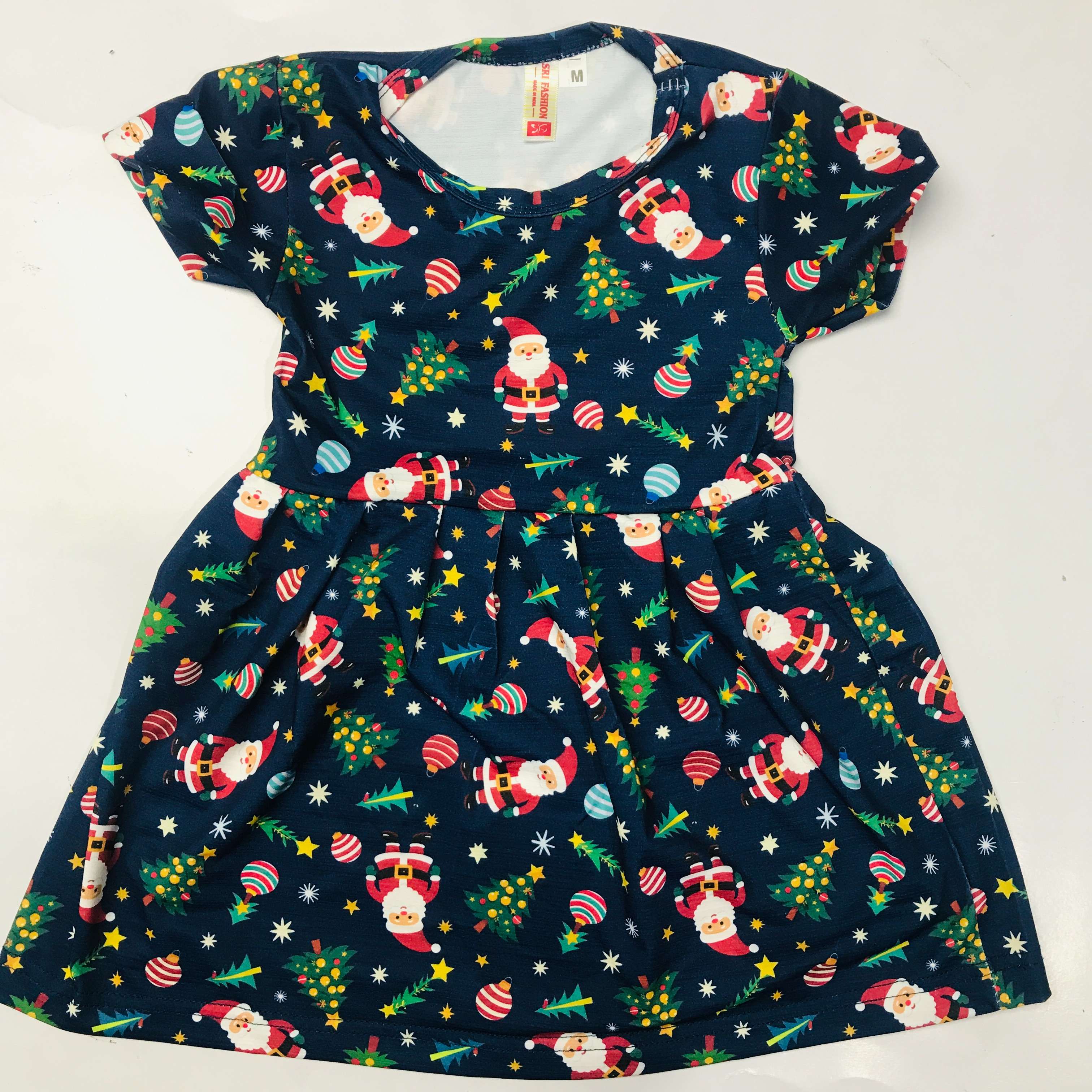 Jingle Bells Kids Christmas Frock combo (Pack of 2)