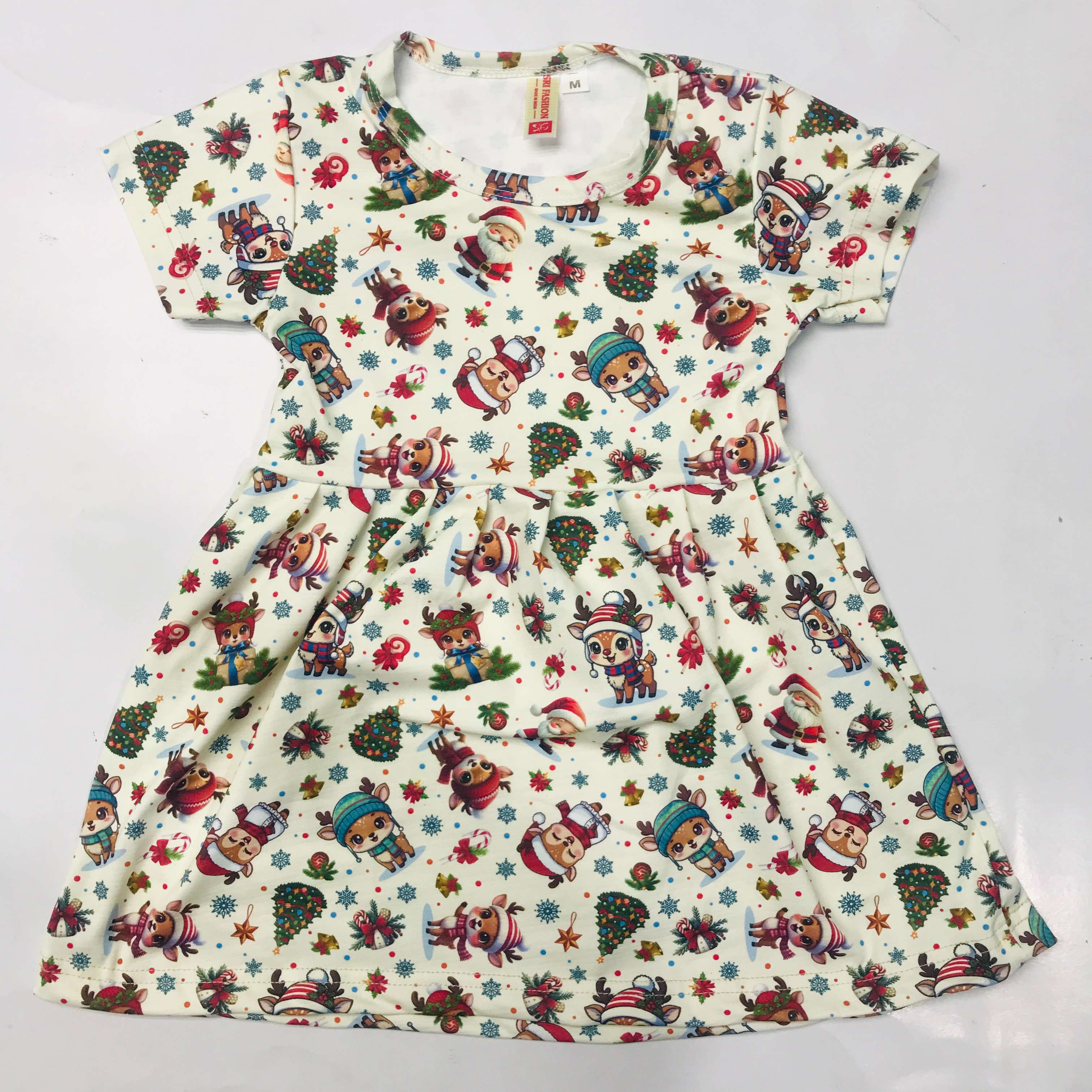 Jingle Bells Kids Christmas Frock combo (Pack of 2)