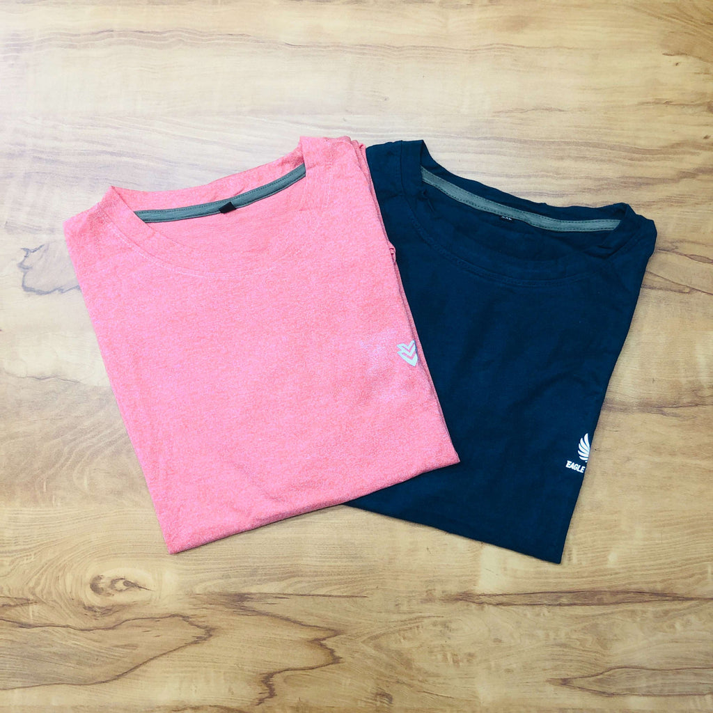 Classic Solid T-Shirt Combo Pack Of 2