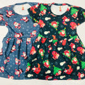 Jingle Bells Kids Christmas Frock combo (Pack of 2)