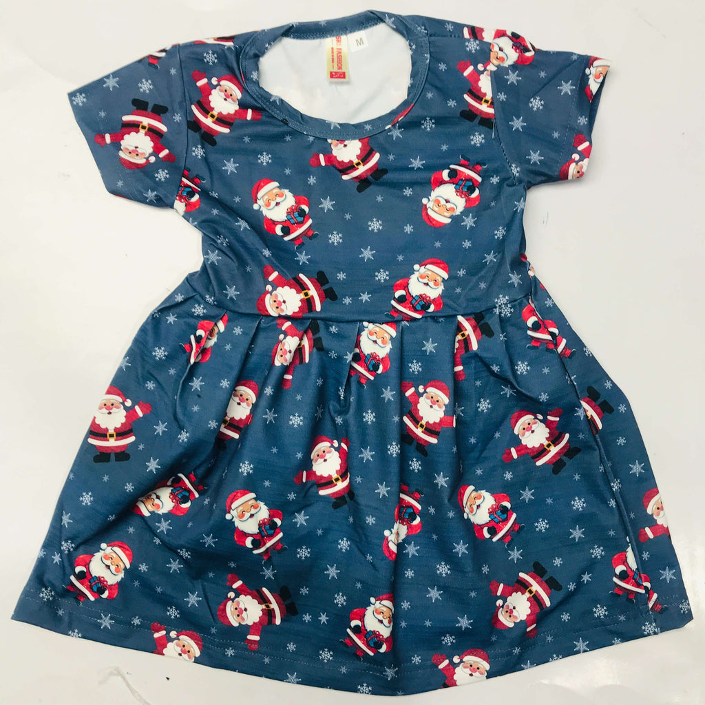 Jingle Bells Kids Christmas Frock combo (Pack of 2)