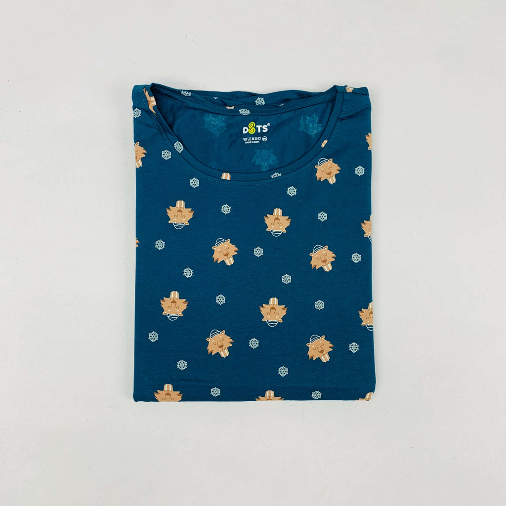 Dots Ladies Printed T-Shirt