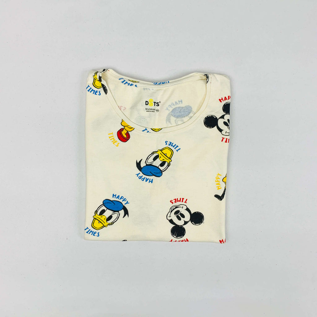 Dots Ladies Printed T-Shirt