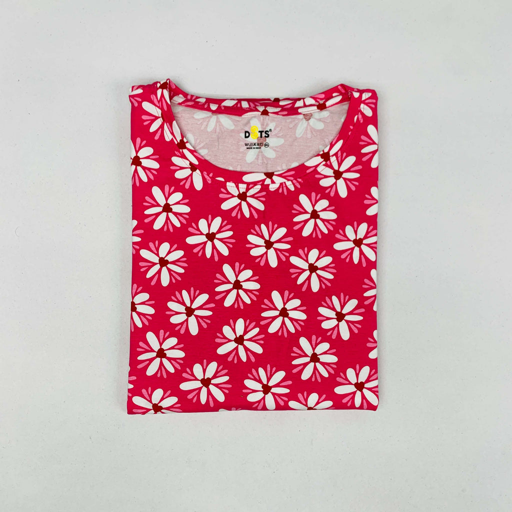 Dots Ladies Printed T-Shirt