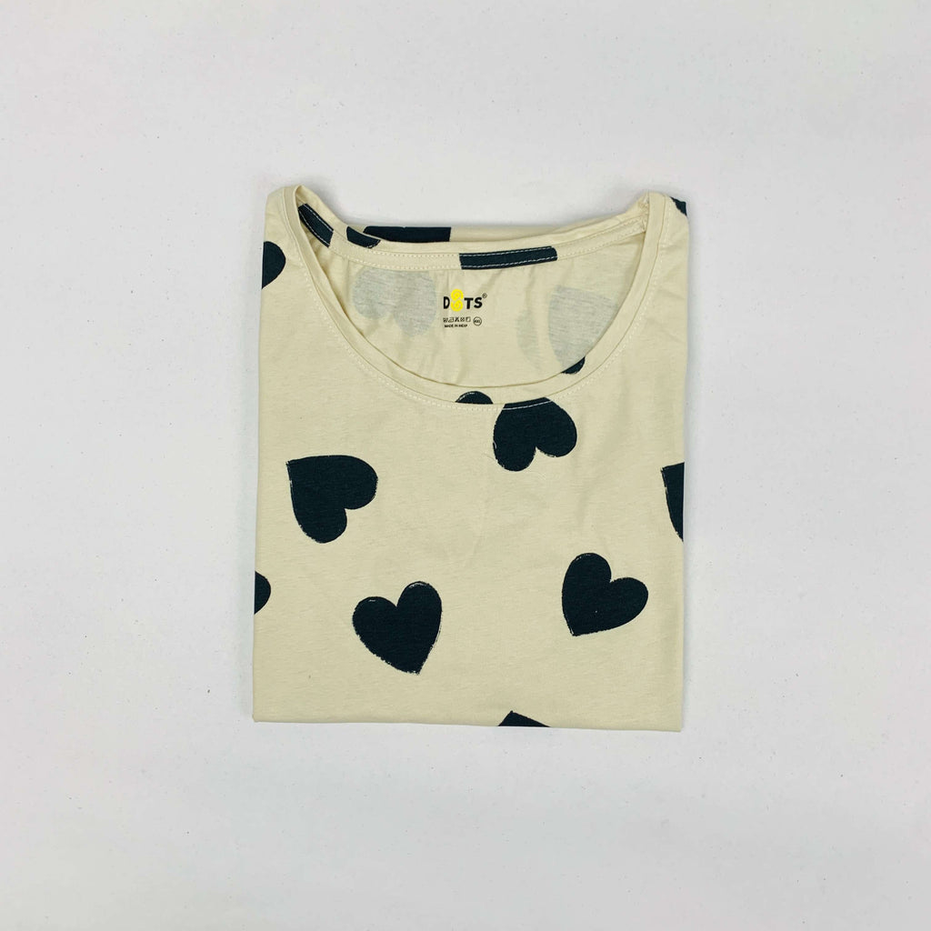 Dots Ladies Printed T-Shirt