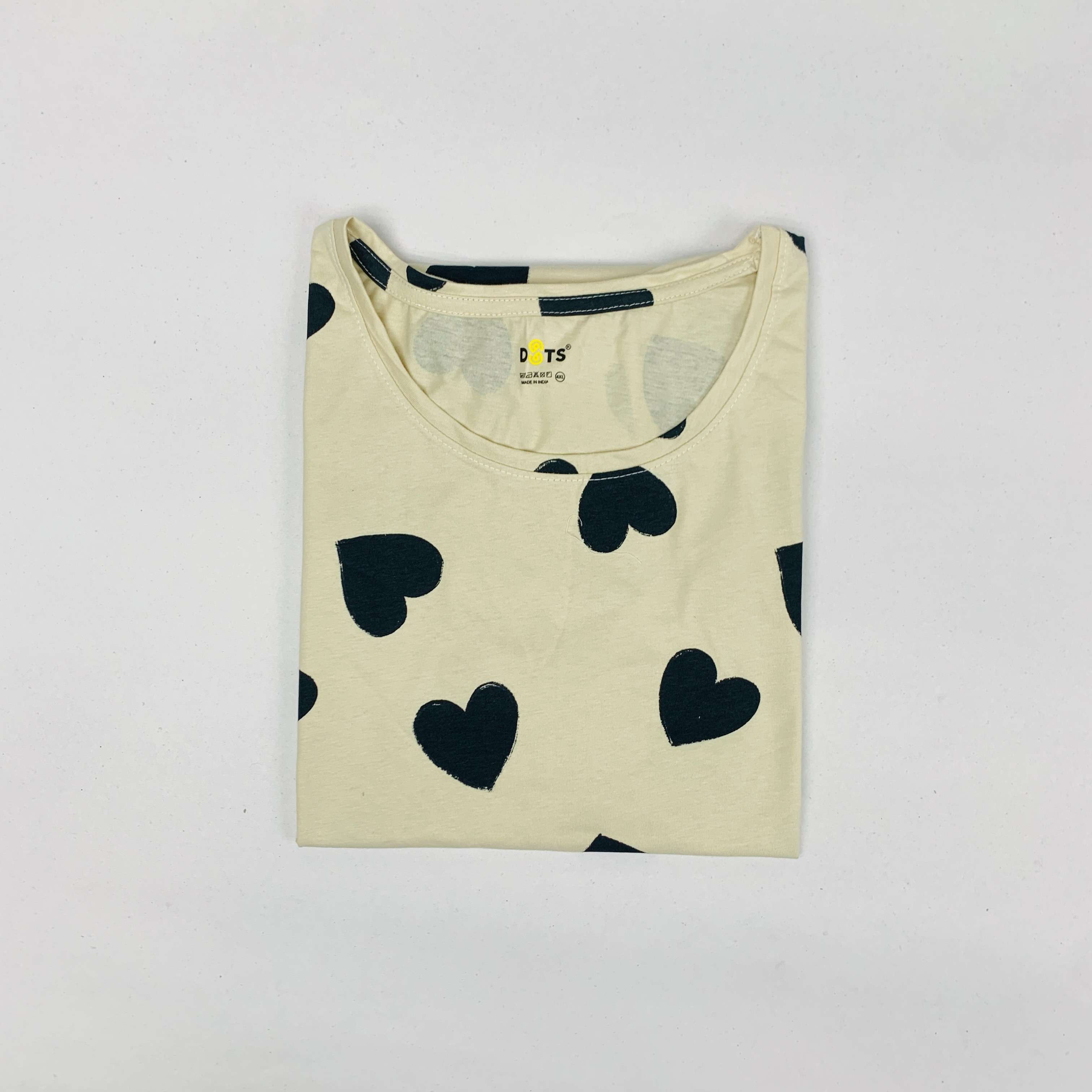 Dots Ladies Printed T-Shirt