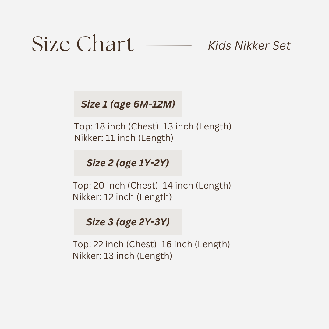 Kids Nikker Set