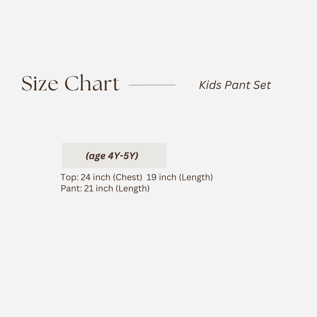 Kids Pant Set