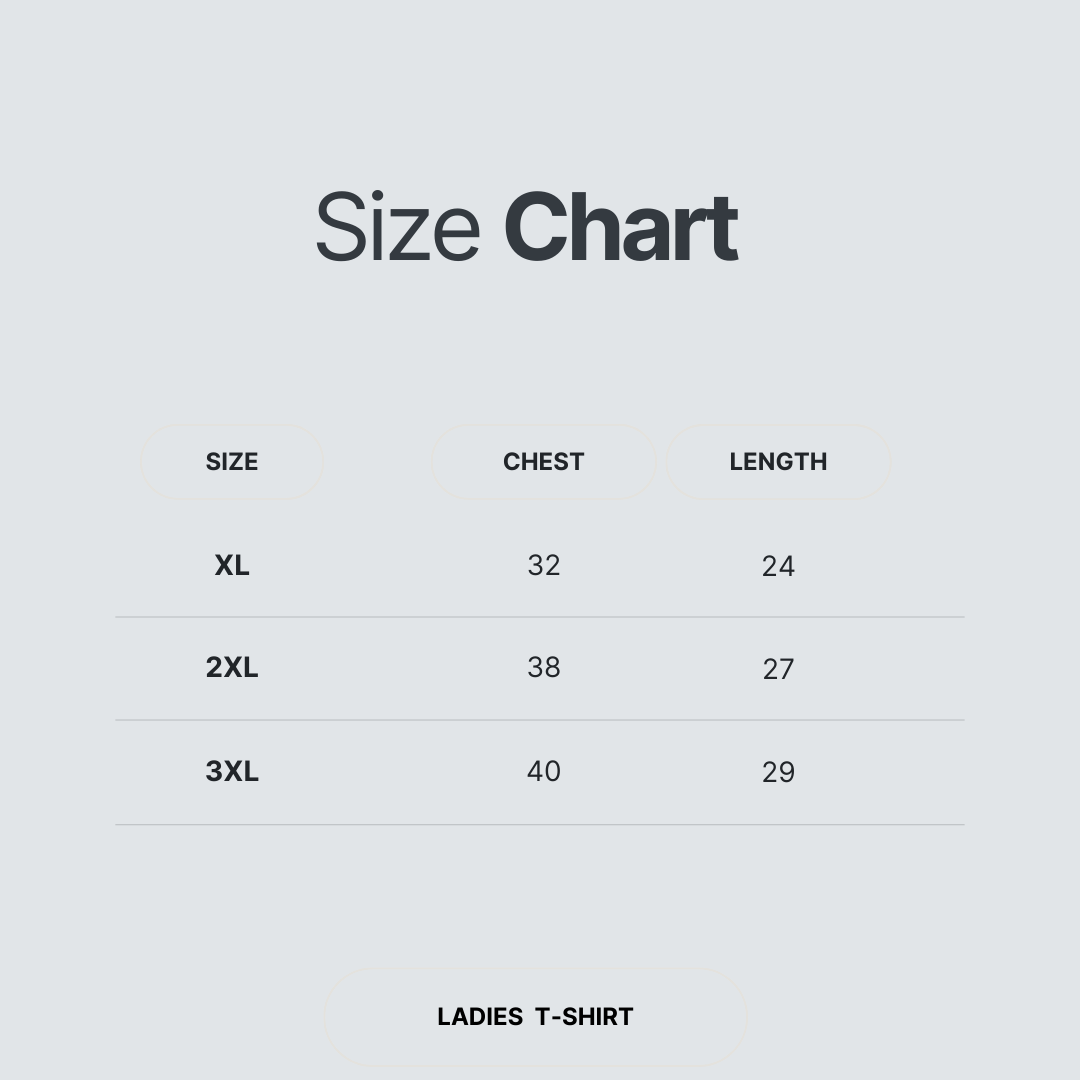 Ladies T-Shirt Combo (3XL)