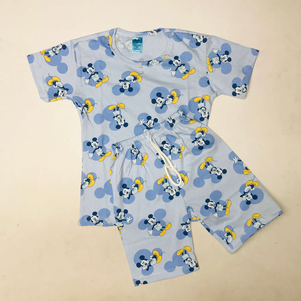 Kids Printed Shorts Set