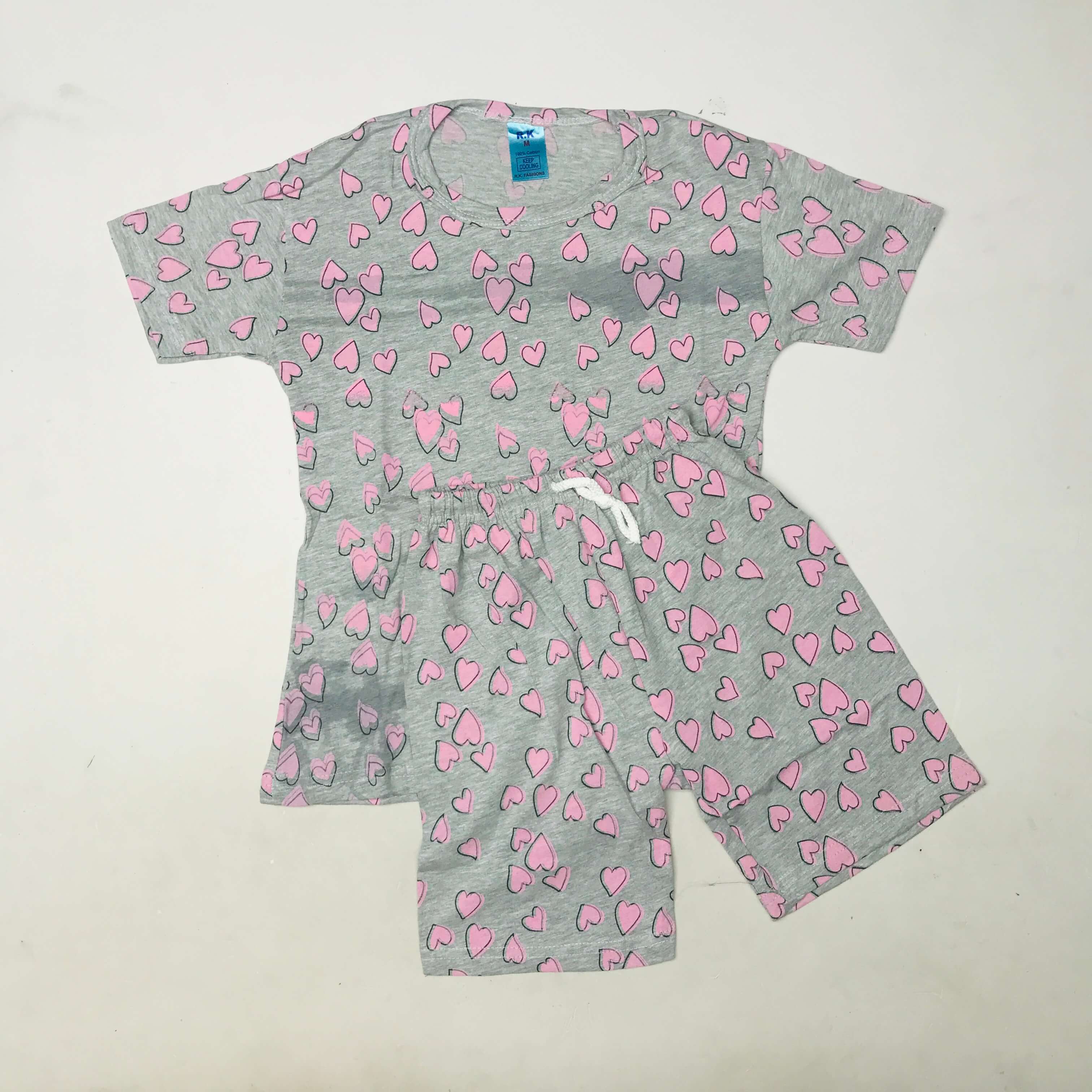 Kids Printed Shorts Set