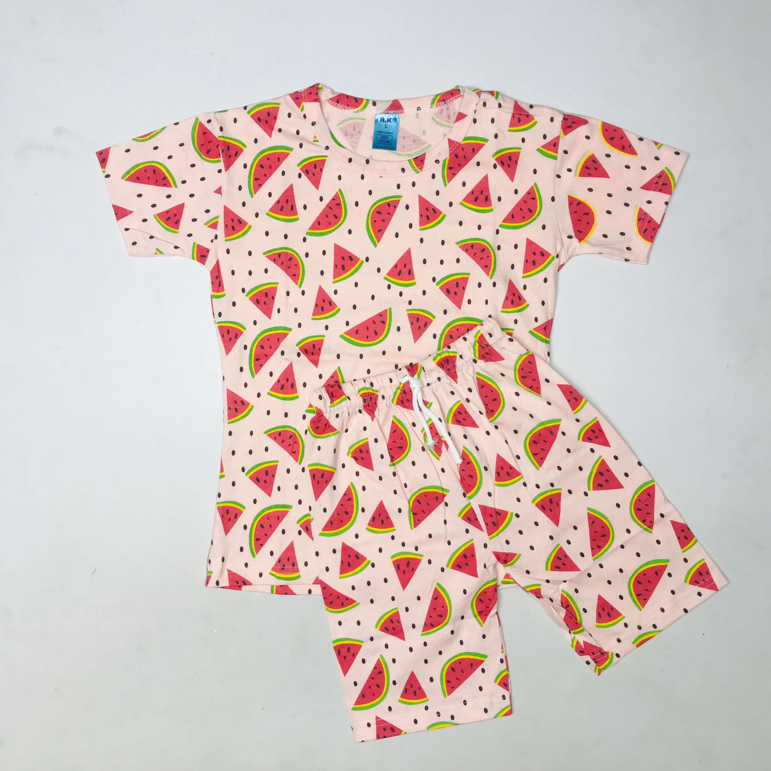 Kids Printed Shorts Set