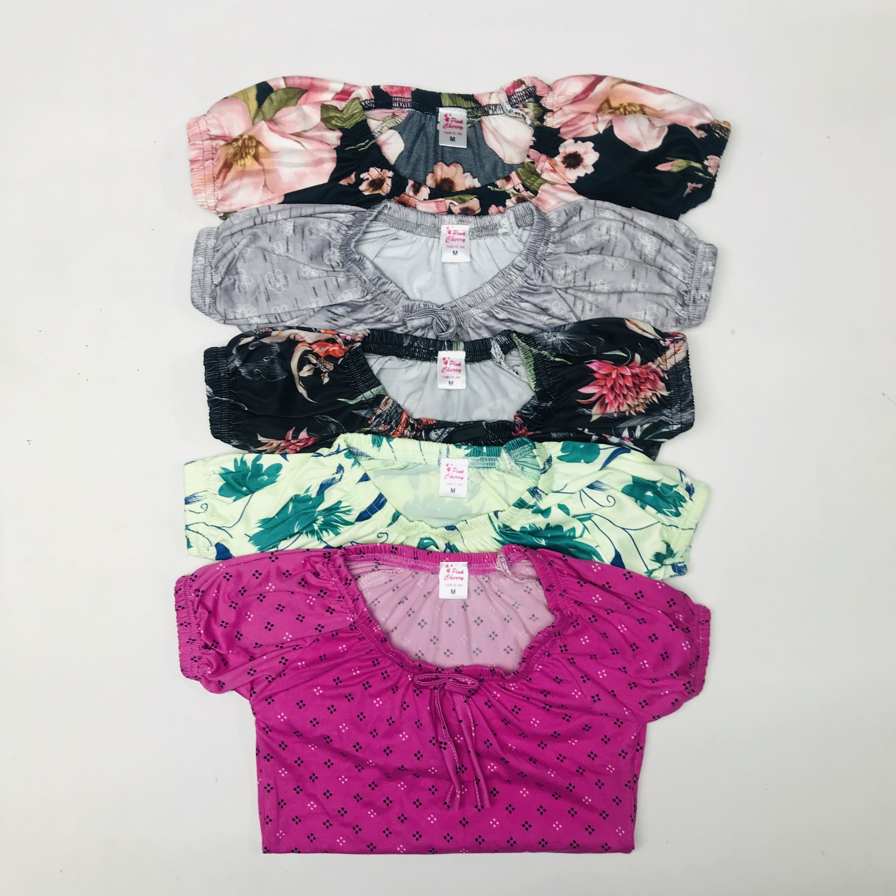Floral Fantasy T-Shirt Combo Pack of 5