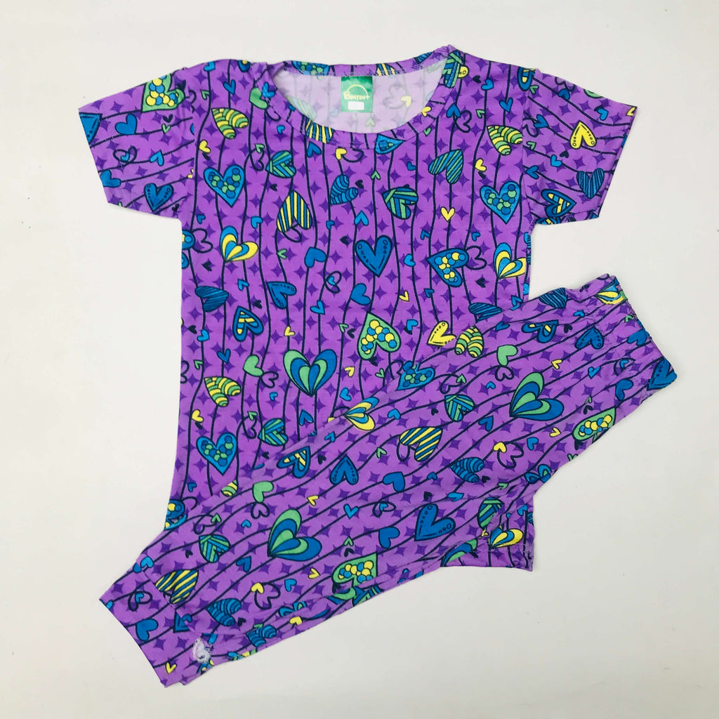 Cartoon Cuddles printed Pant Set
