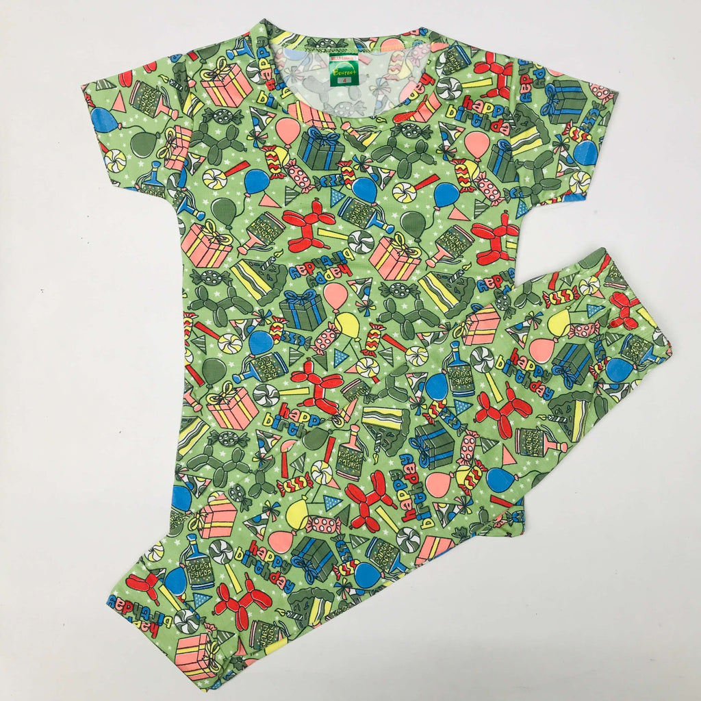 Cartoon Cuddles printed Pant Set