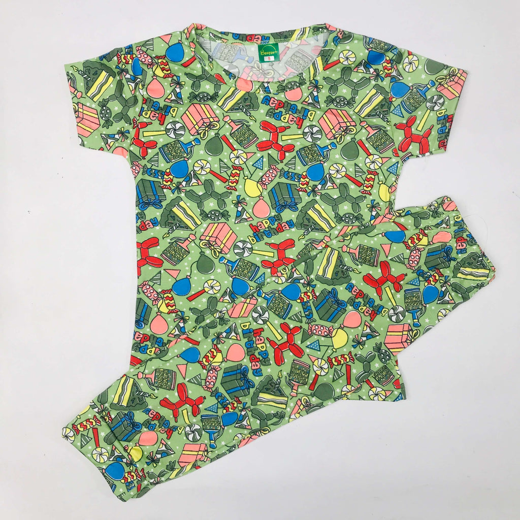 Cartoon Cuddles printed Pant Set