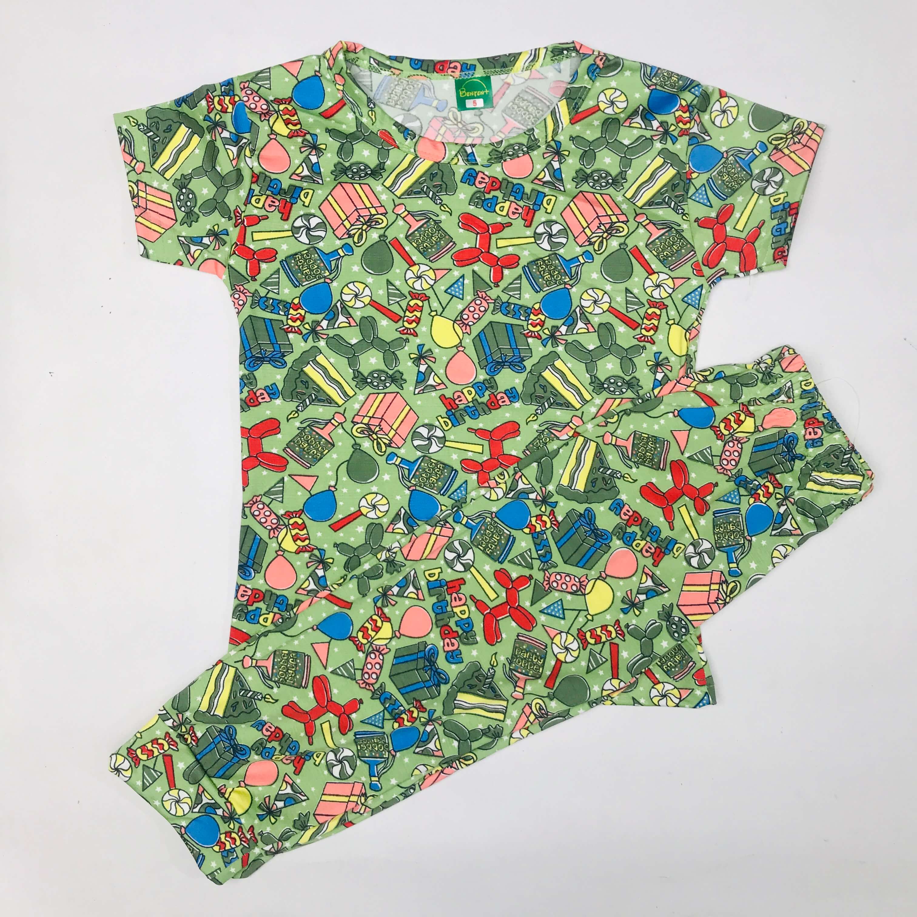 Cartoon Cuddles printed Pant Set