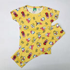 Cartoon Cuddles printed Pant Set