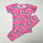 Cartoon Cuddles printed Pant Set