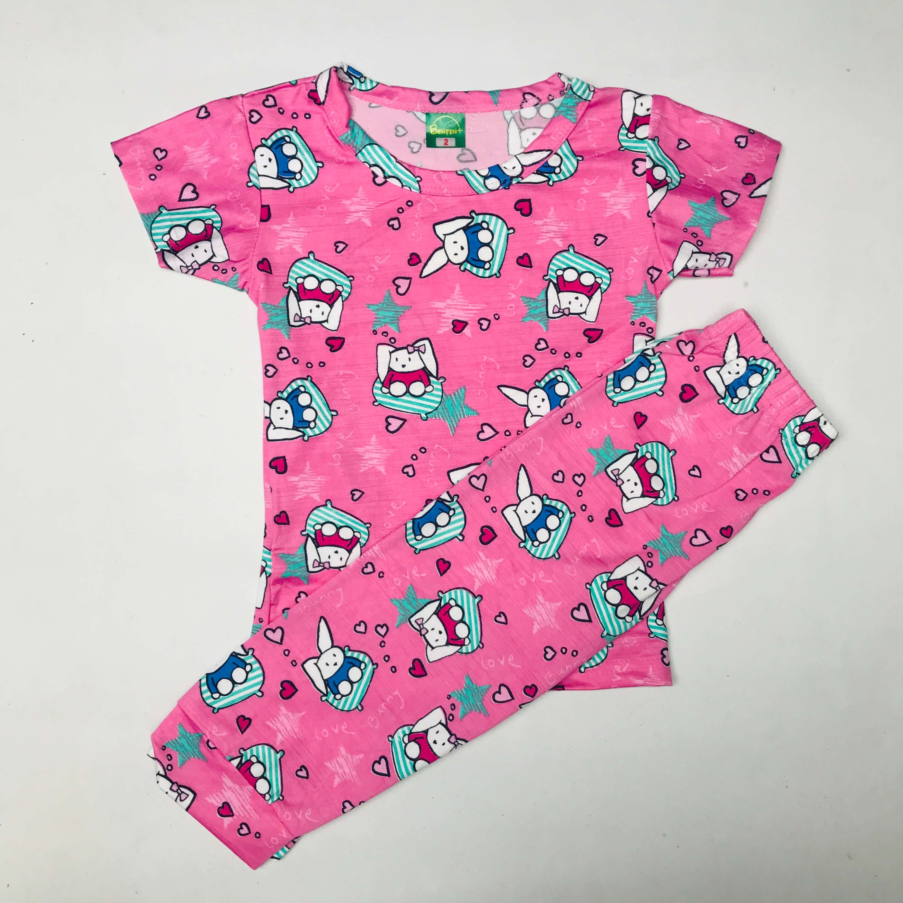 Cartoon Cuddles printed Pant Set