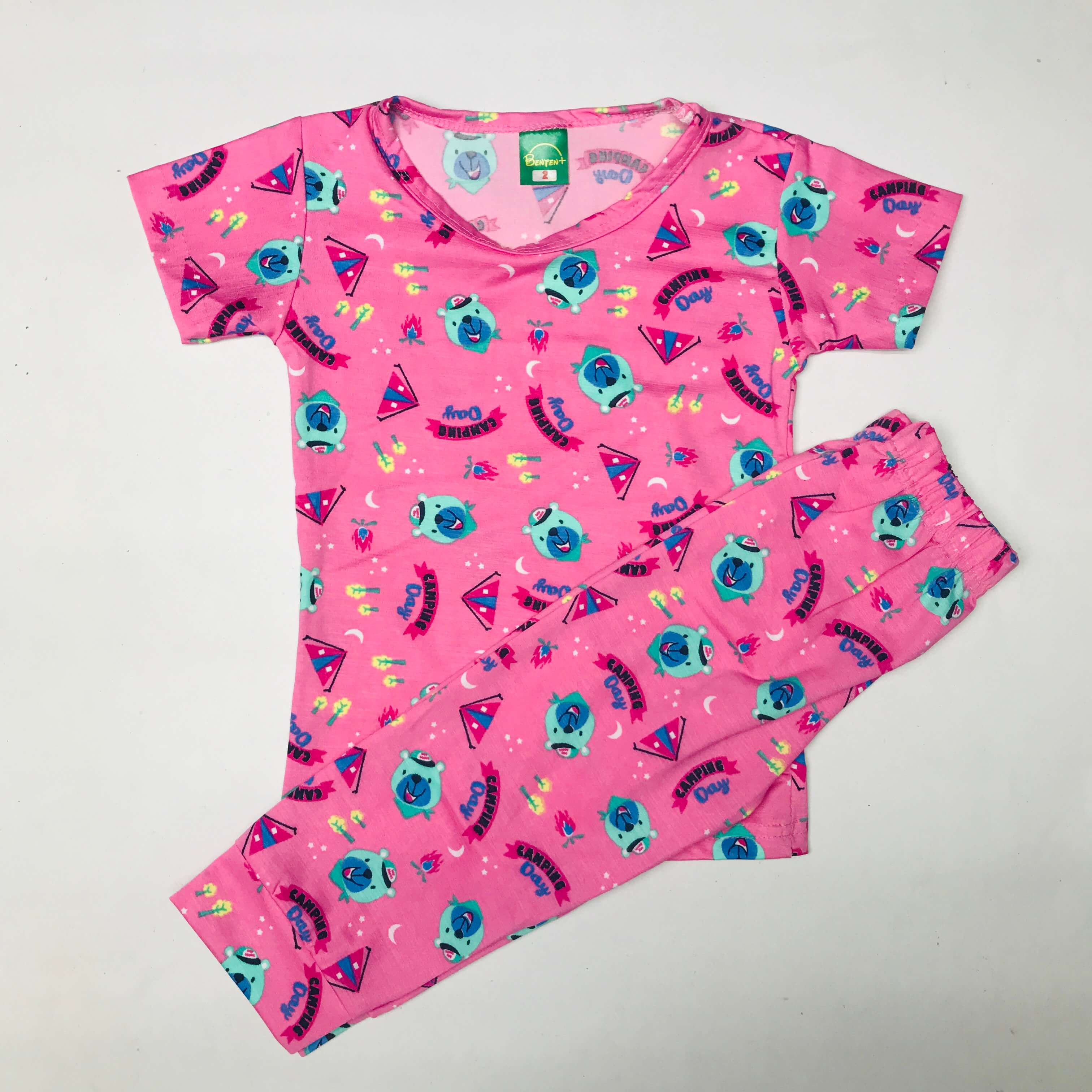 Cartoon Cuddles printed Pant Set