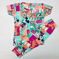 Cartoon Cuddles printed Pant Set