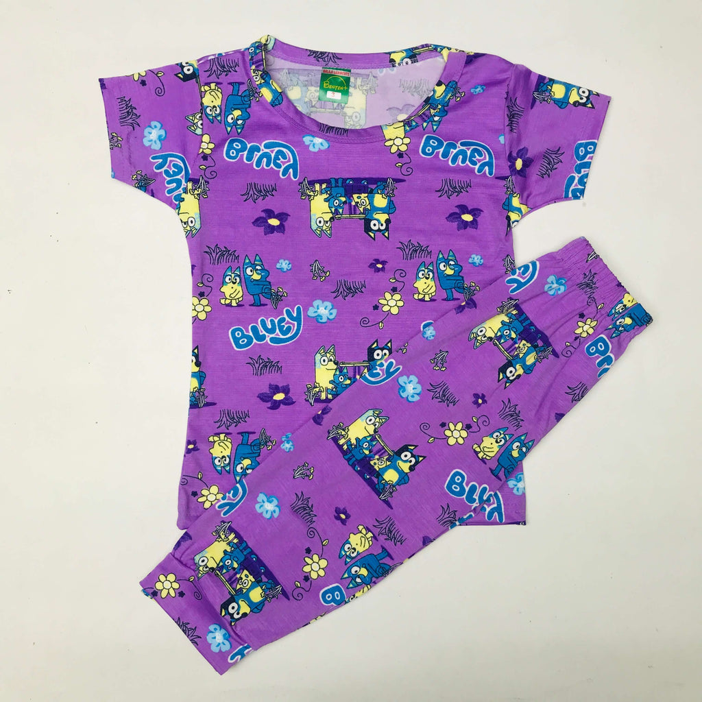 Cartoon Cuddles printed Pant Set