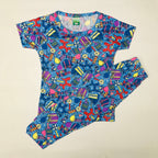 Cartoon Cuddles printed Pant Set