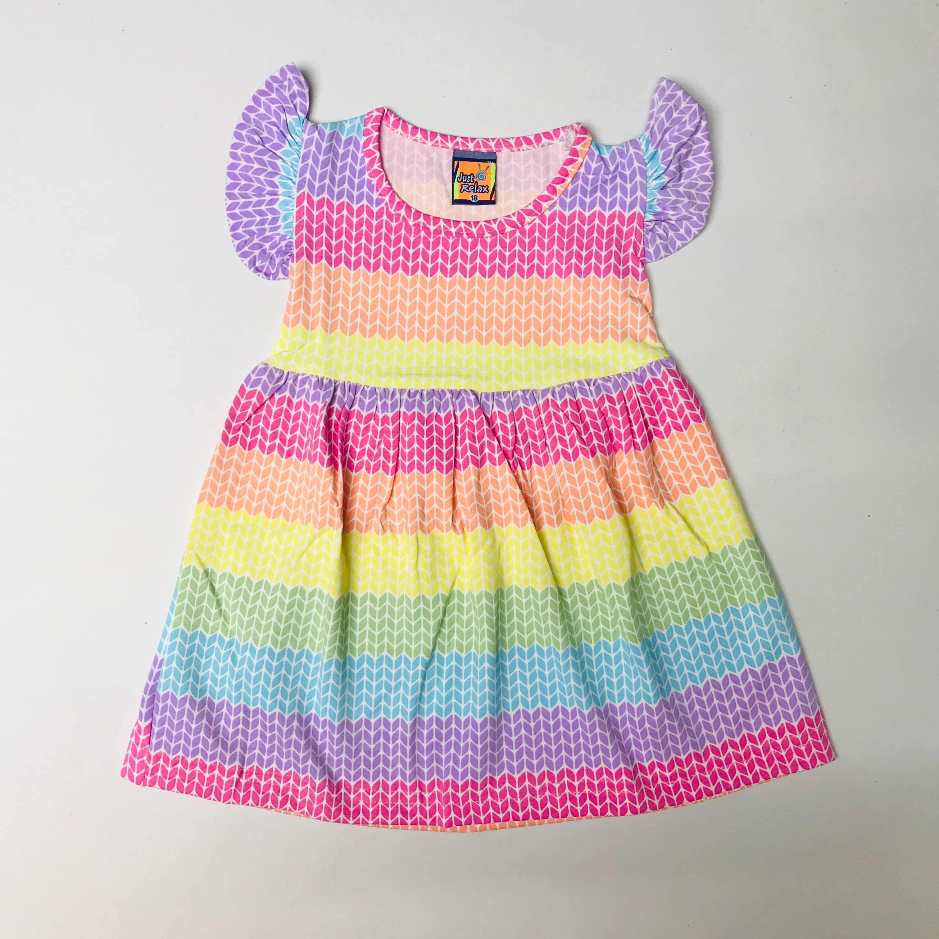 Rainbow Frock (9M-12M)
