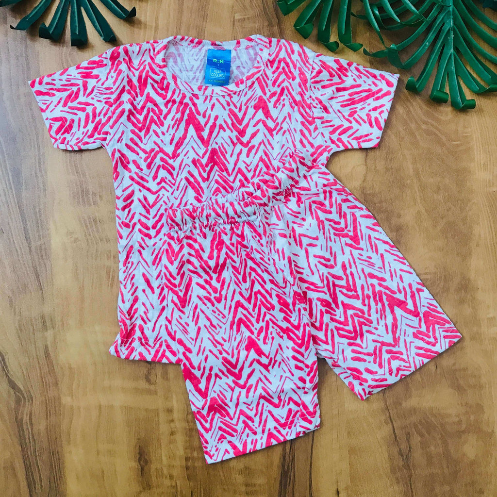 Kids Printed Shorts Set