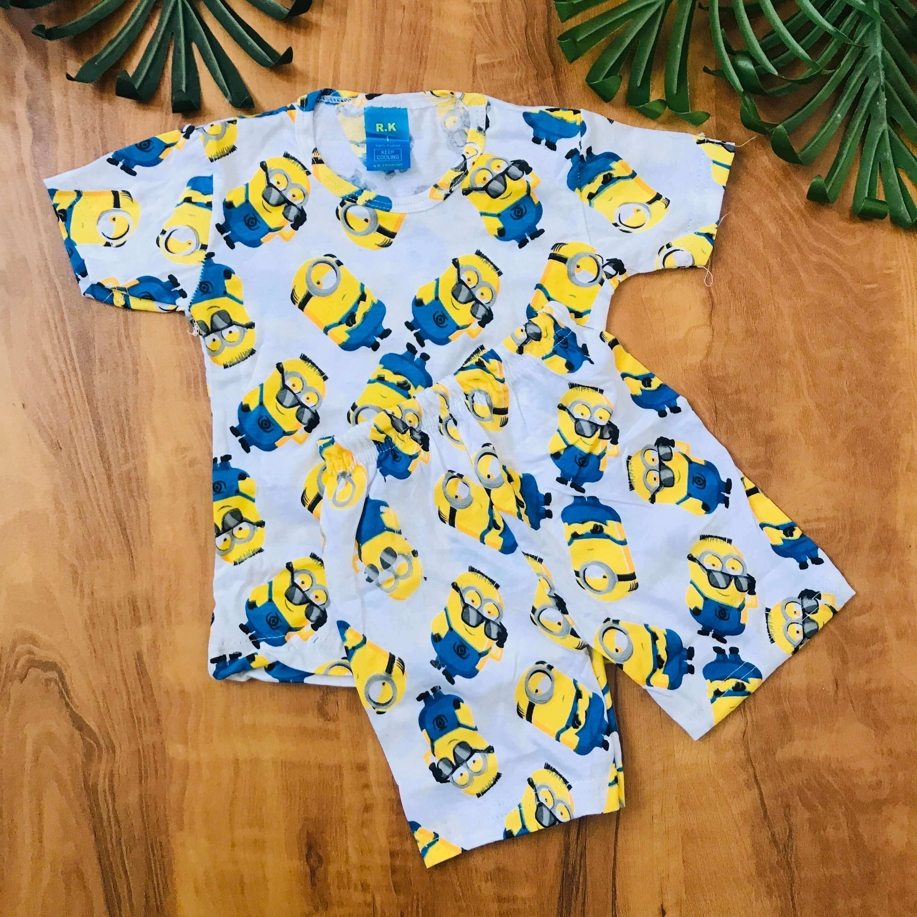 Kids Printed Shorts Set