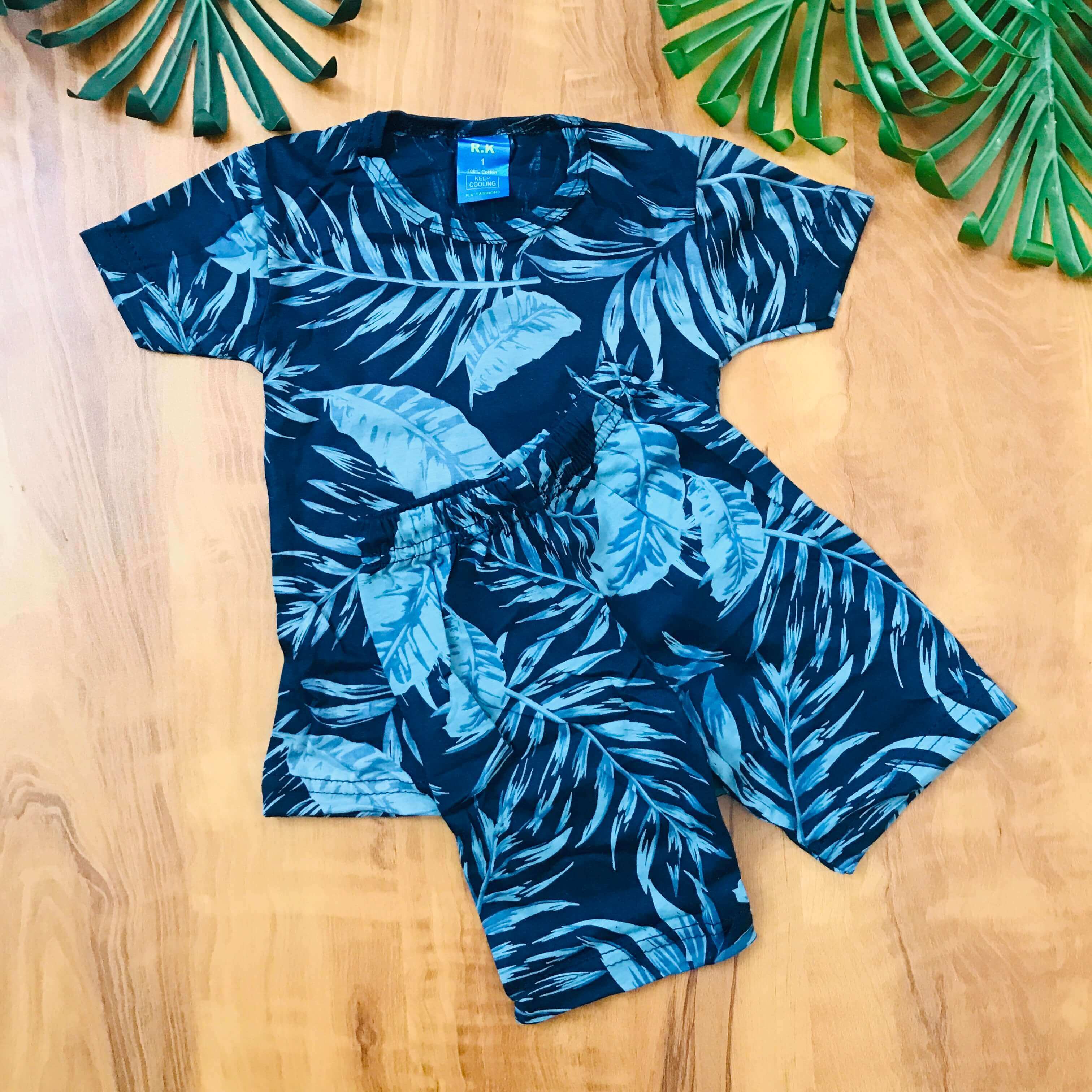 Kids Printed Shorts Set