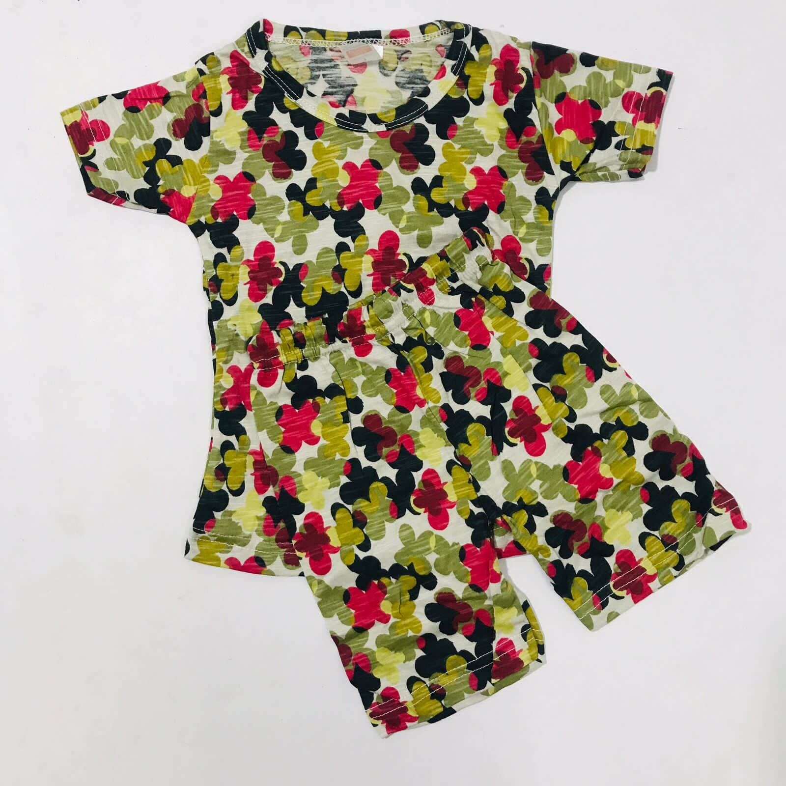 Kids Printed Shorts Set