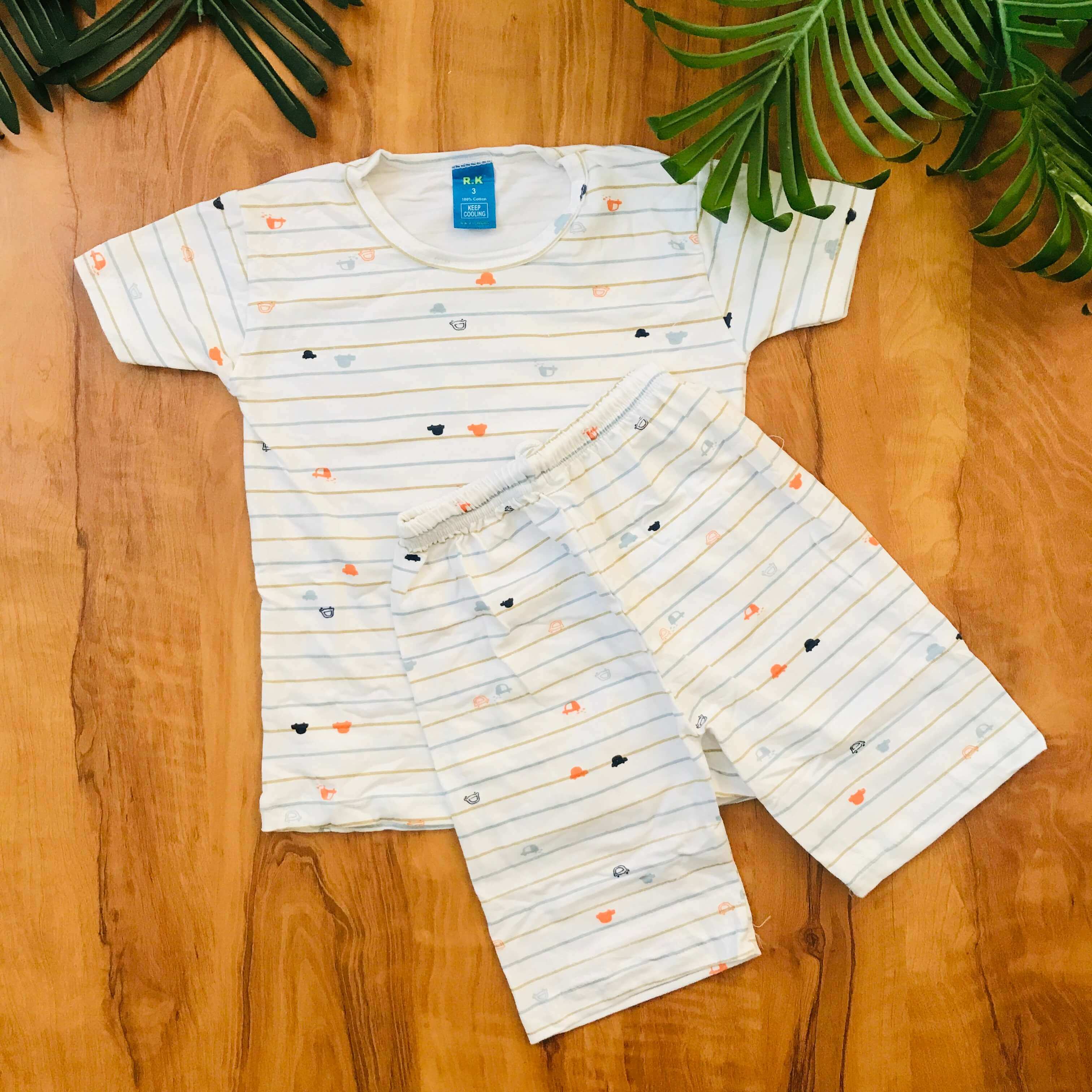 Kids Printed Shorts Set