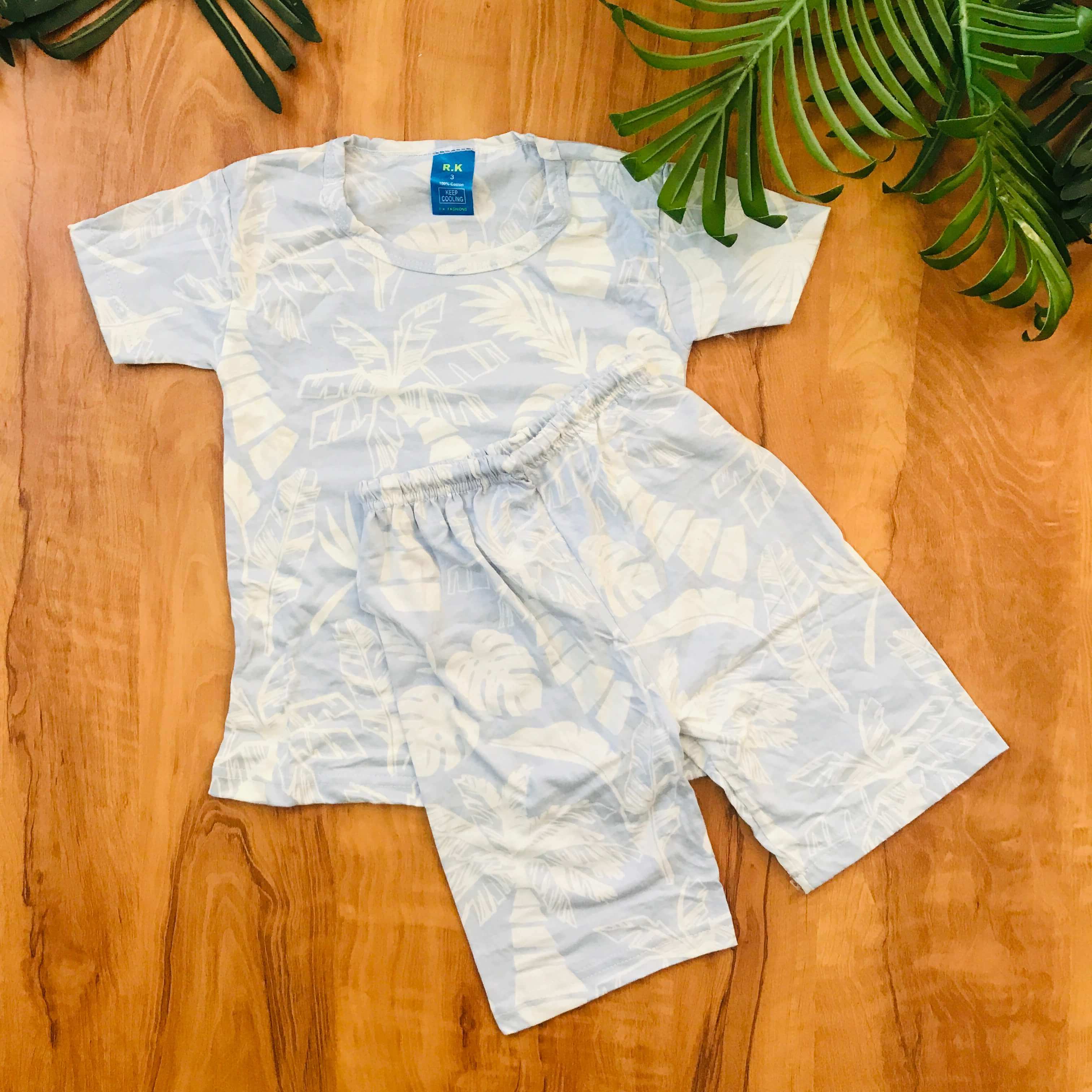 Kids Printed Shorts Set
