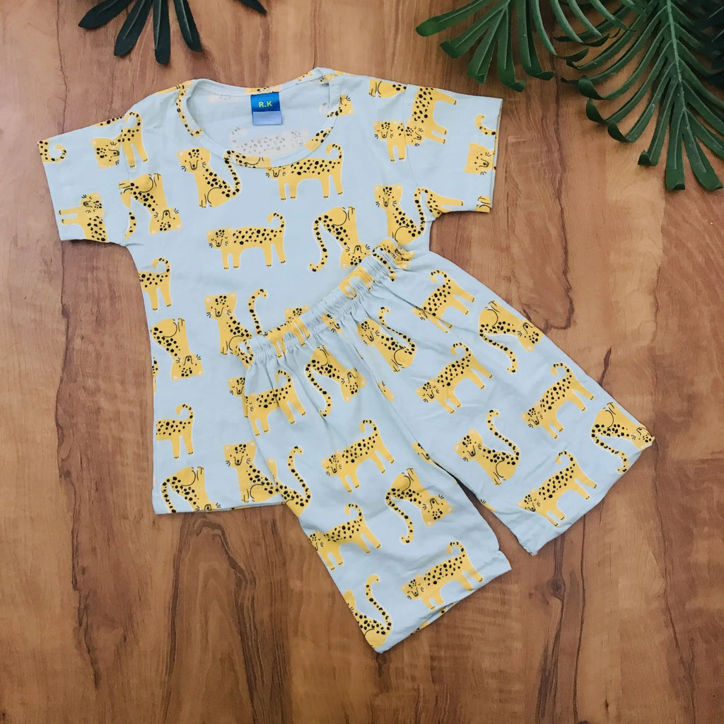 Kids Printed Shorts Set