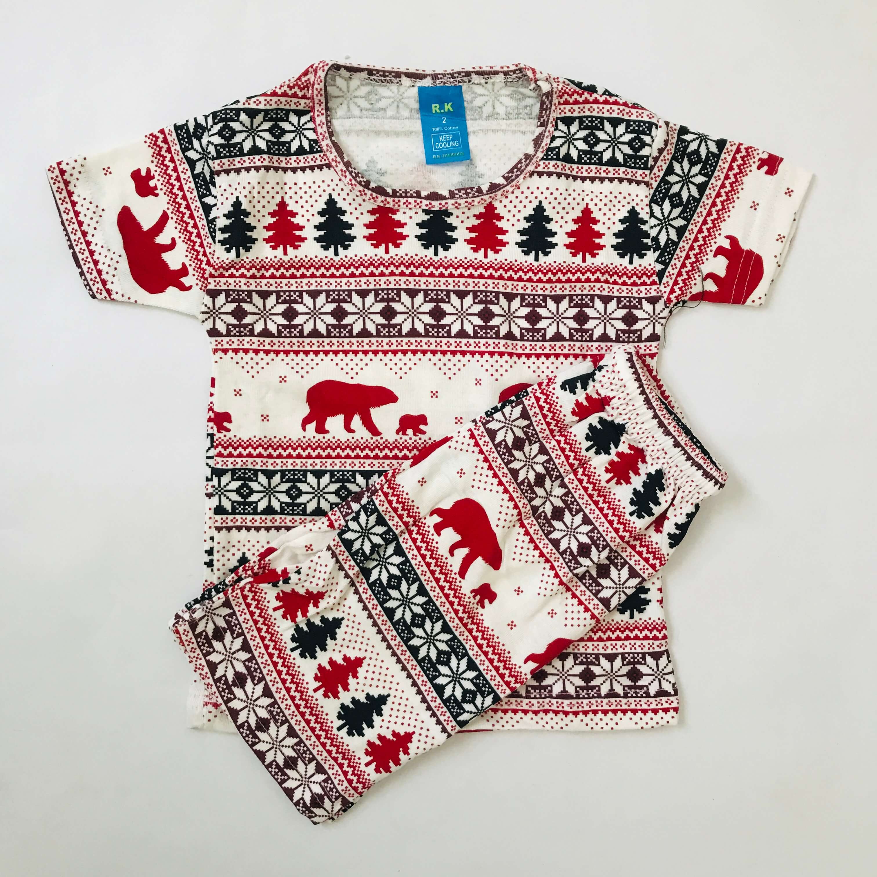 Kids Printed Shorts Set