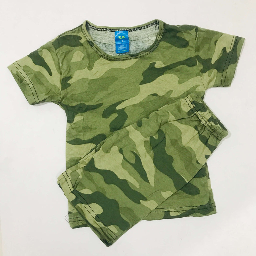 Kids Printed Shorts Set