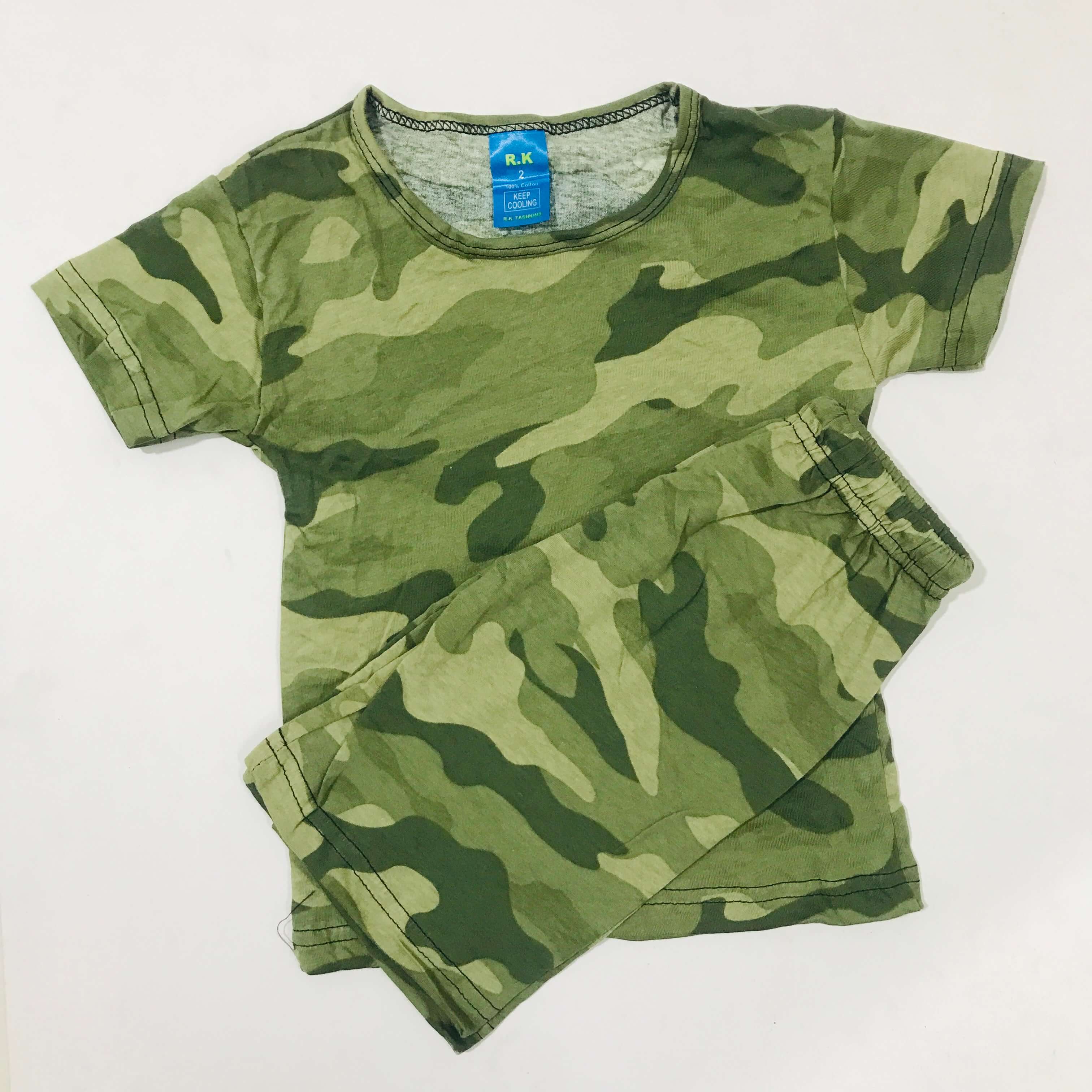 Kids Printed Shorts Set