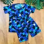 Kids Printed Shorts Set