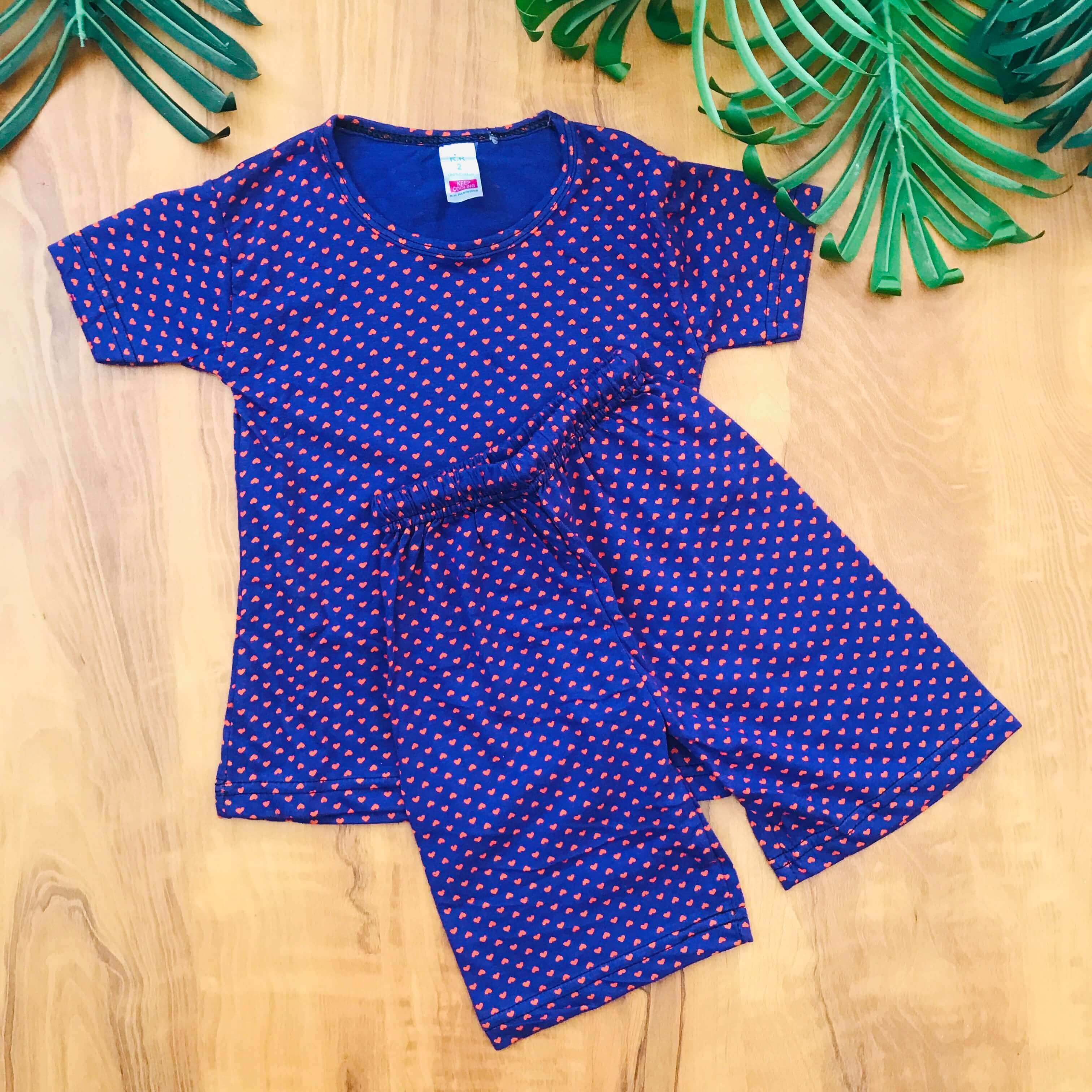 Kids Printed Shorts Set