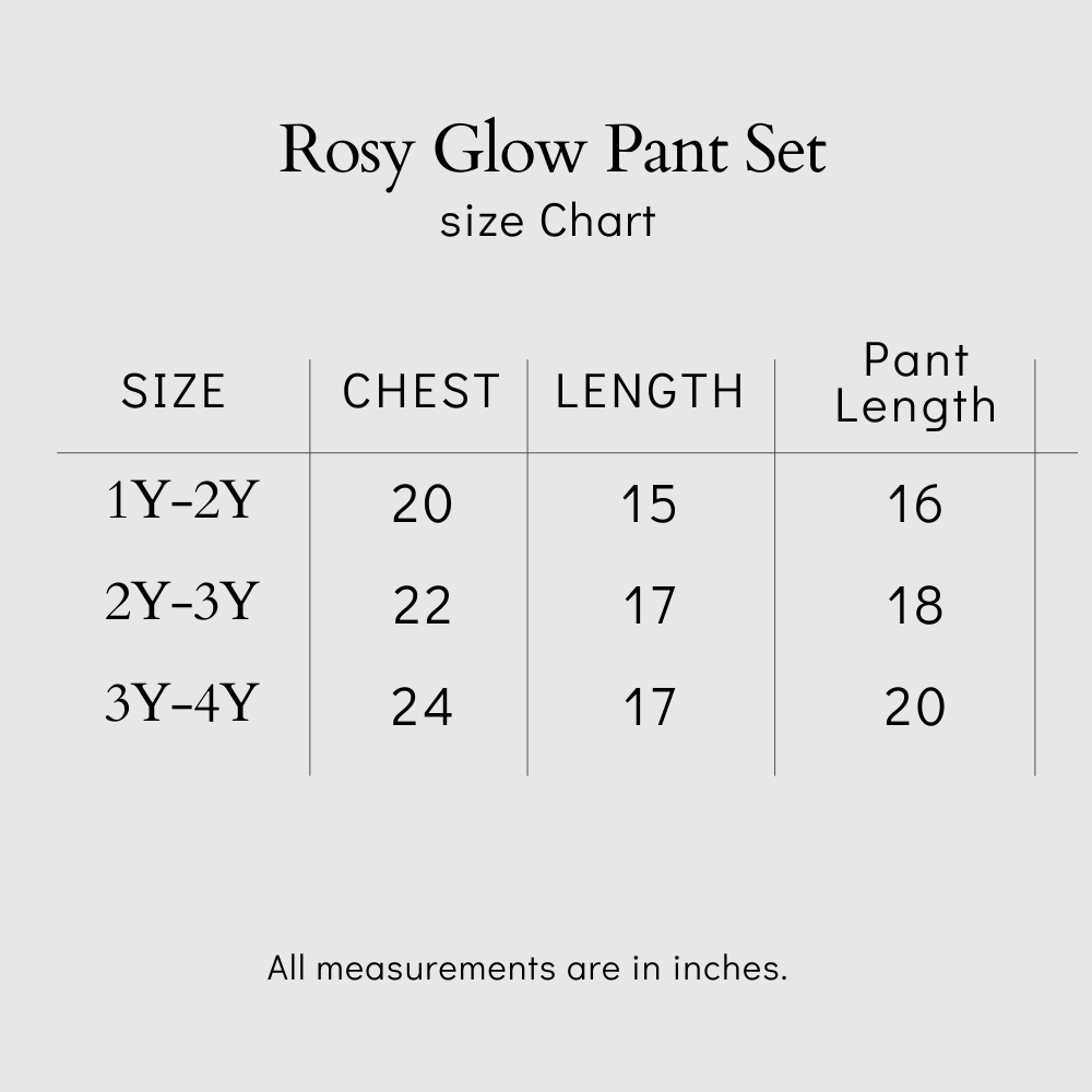 Rosy Glow Pant Set