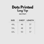 Dots Printed Long Top