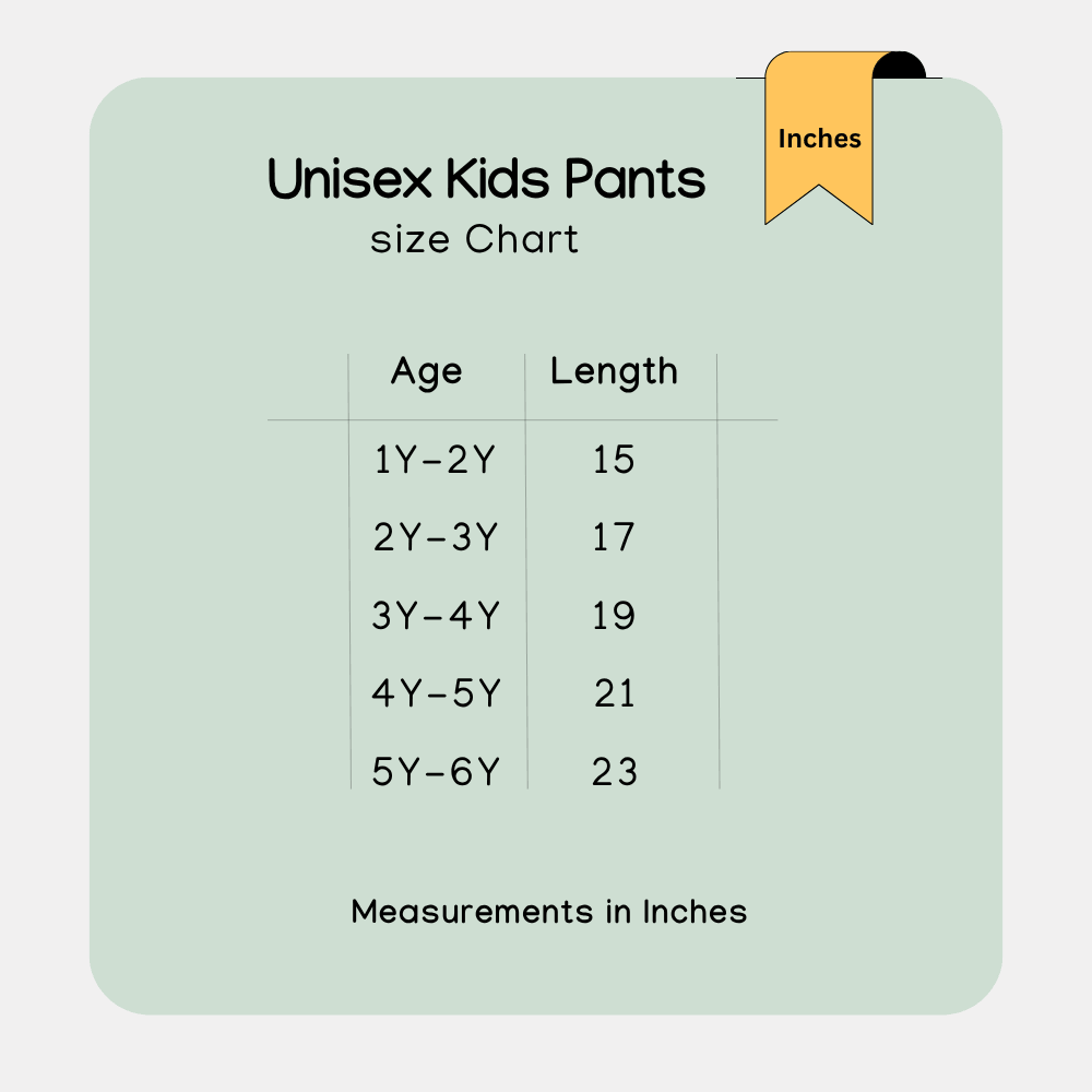 Unisex Kids Pants Pack of 5