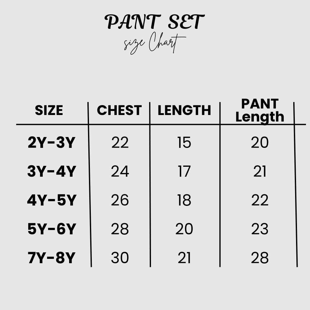 Smart Casual Kids Pant Set