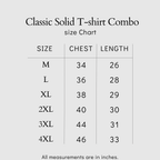 Classic Solid T-Shirt Combo Pack Of 2