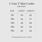C-Line Ladies Tshirt Combo Pack Of 2 (36 Inch)