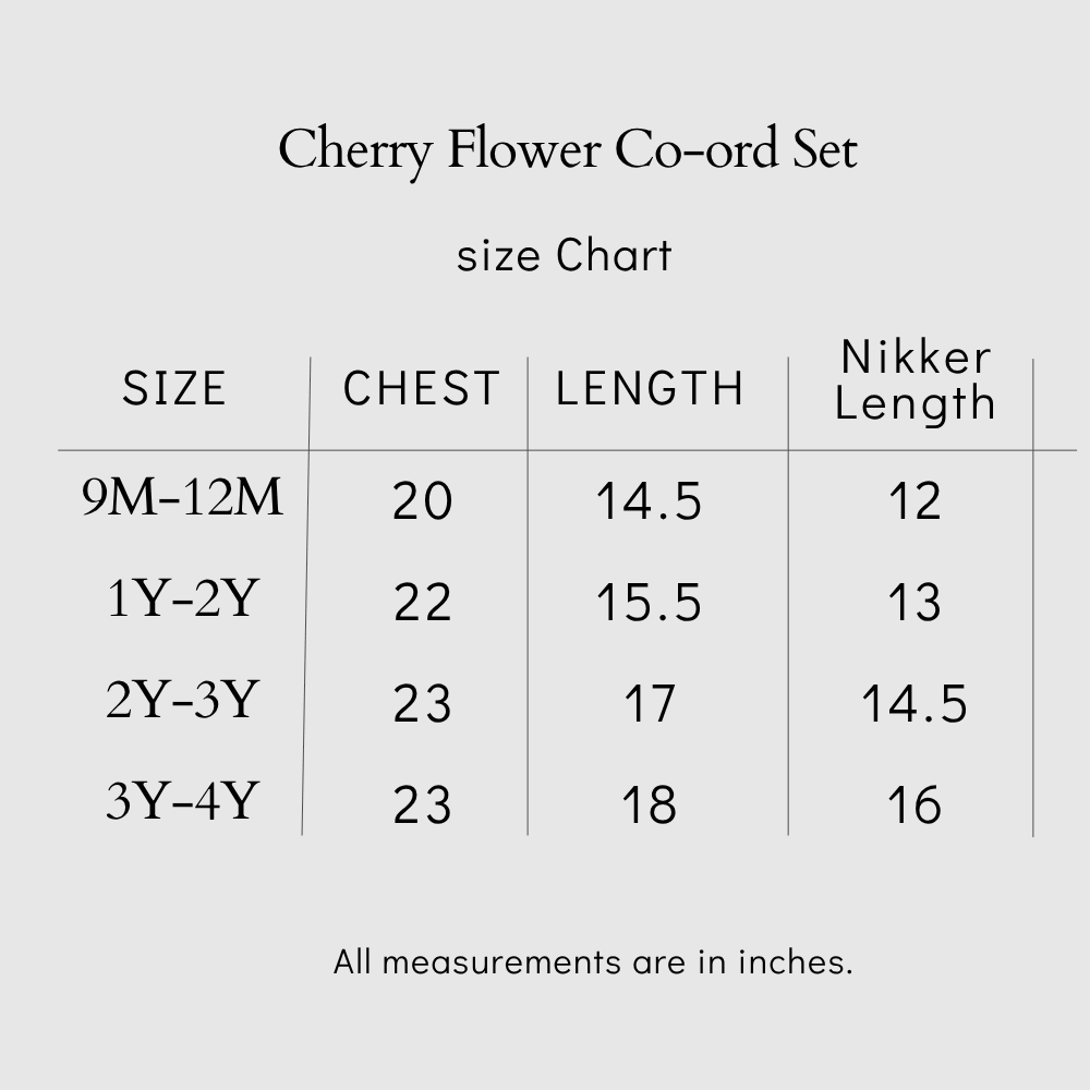 Cherry Flower Co-ord Set